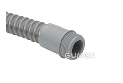 AS 170P, für Rohrschützer 10mm, Außengewinde PG7, IP40, PA6, -35°C/+80°C, grau, 